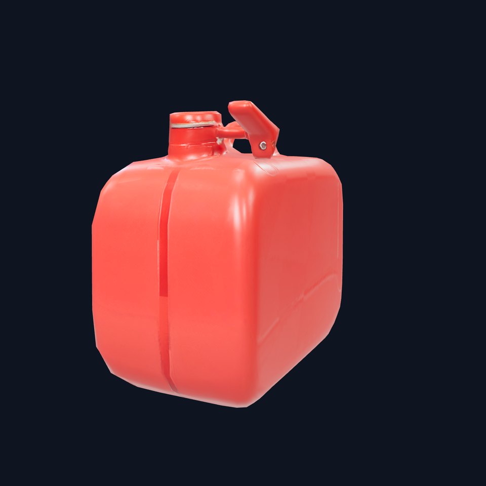 Red Metal Canister model pack